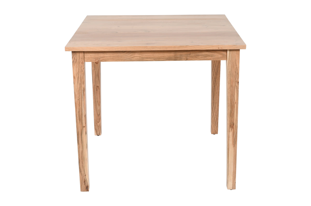 Colby Natural/Dark Brown Counter Dining Table w/ 4 Owen Stools - Ornate Home
