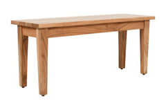 Colby Natural/Dark Brown Rect. Dining Table, Bench w/ 4 Owen Chairs - Ornate Home