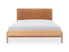 Colby Natural Queen Bed - Ornate Home