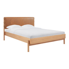 Colby Natural Queen Bed - Ornate Home