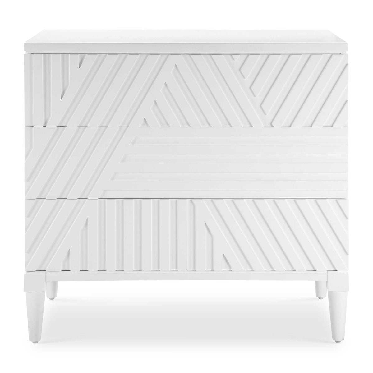 Colby White Drawer Chest - Ornate Home