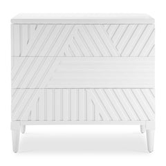 Colby White Drawer Chest - Ornate Home
