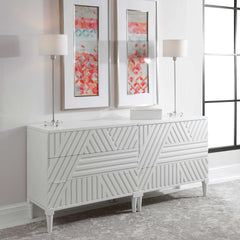 Colby White Drawer Chest - Ornate Home