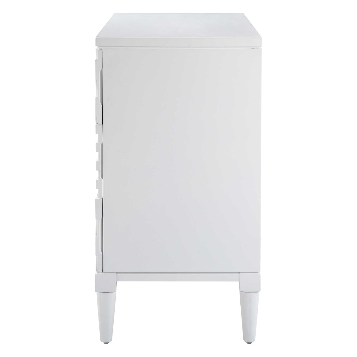 Colby White Drawer Chest - Ornate Home