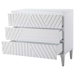 Colby White Drawer Chest - Ornate Home