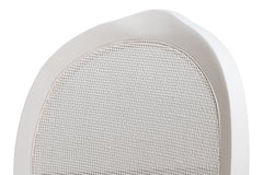 Colchester Cortina White/Taupe Oval Cane Back Side Chair (Set of 2) - Ornate Home
