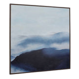 Cold Shoulder Multicolor Hand Painted Landscape Art - Ornate Home