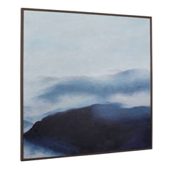 Cold Shoulder Multicolor Hand Painted Landscape Art - Ornate Home