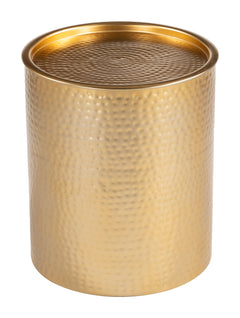 Coldveil Gold Storage Side Table - Ornate Home