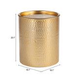 Coldveil Gold Storage Side Table - Ornate Home