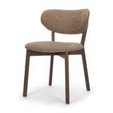 Cole Stonewashed Latte Open Back Dining Side Chair (Set of 2) - Ornate Home