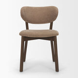 Cole Stonewashed Latte Open Back Dining Side Chair (Set of 2) - Ornate Home
