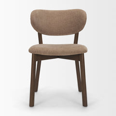 Cole Stonewashed Latte Open Back Dining Side Chair (Set of 2) - Ornate Home