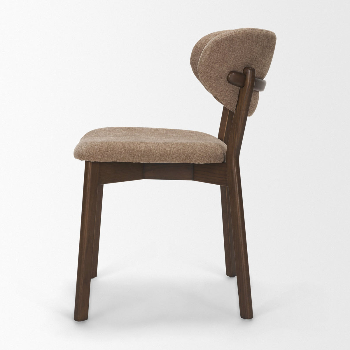 Cole Stonewashed Latte Open Back Dining Side Chair (Set of 2) - Ornate Home