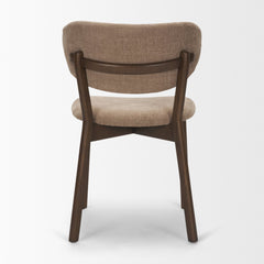 Cole Stonewashed Latte Open Back Dining Side Chair (Set of 2) - Ornate Home