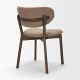 Cole Stonewashed Latte Open Back Dining Side Chair (Set of 2) - Ornate Home