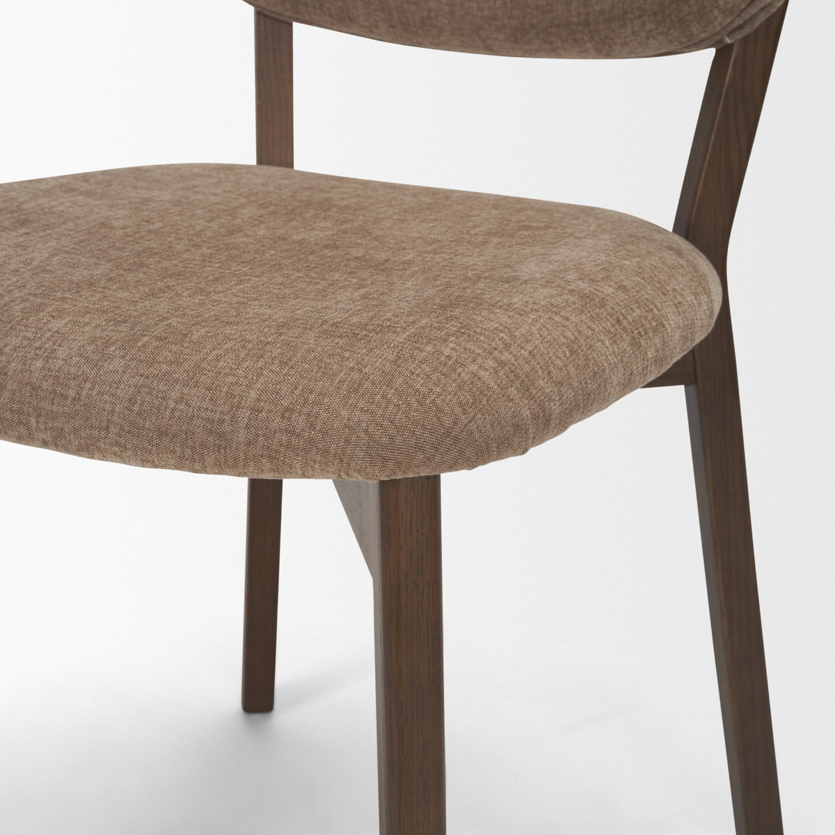 Cole Stonewashed Latte Open Back Dining Side Chair (Set of 2) - Ornate Home