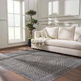 Coledale Black & White Washable Rug - Clearance - Ornate Home