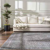 Coledale Black & White Washable Rug - Clearance - Ornate Home