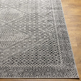 Coledale Black & White Washable Rug - Clearance - Ornate Home