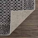 Coledale Black & White Washable Rug - Clearance - Ornate Home