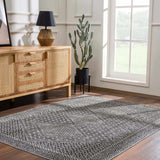 Coledale Black & White Washable Rug - Clearance - Ornate Home