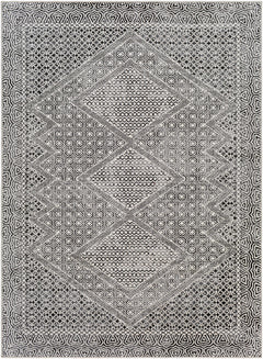 Coledale Black & White Washable Rug - Clearance - Ornate Home