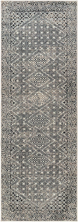 Coledale Black & White Washable Rug - Clearance - Ornate Home