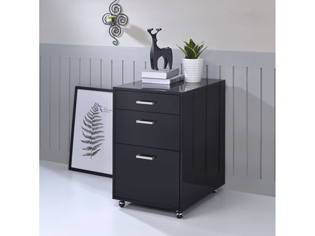 Coleen Black File Cabinet - Ornate Home