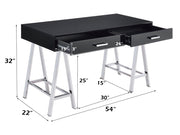 Coleen Black Writing Desk - Ornate Home