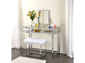 Coleen Chrome Vanity Set - Ornate Home