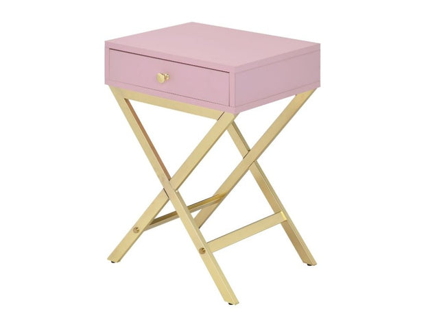 Coleen Pink Accent Table - Ornate Home