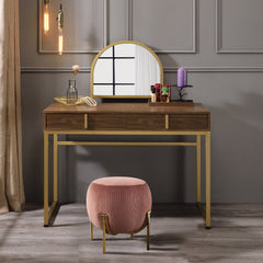 Coleen Walnut Vanity Desk - Ornate Home