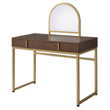 Coleen Walnut Vanity Desk - Ornate Home