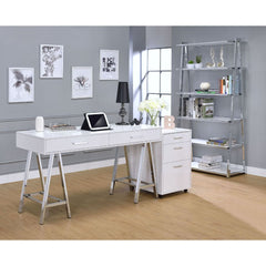 Coleen White File Cabinet - Ornate Home
