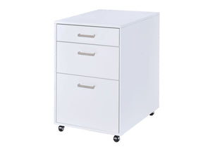 Coleen White File Cabinet - Ornate Home