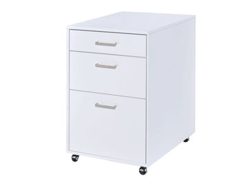 Coleen White File Cabinet - Ornate Home