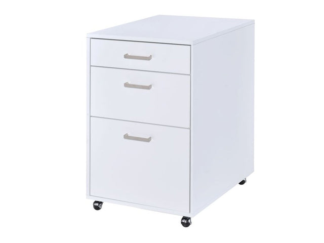 Coleen White File Cabinet - Ornate Home