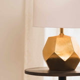 Coleford Gold Geometric Table Lamp - Ornate Home