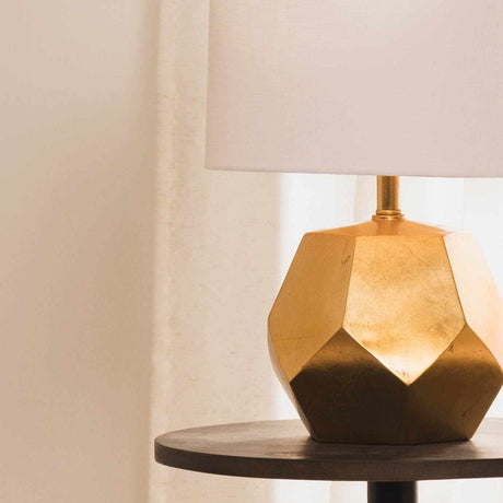 Coleford Gold Geometric Table Lamp - Ornate Home