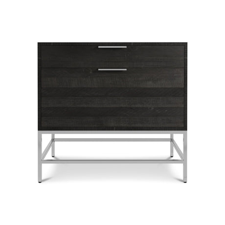 Coleman Grey Mist/Cinder File Cabinet - Ornate Home