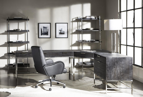 Coleman Grey Mist/Cinder File Cabinet - Ornate Home