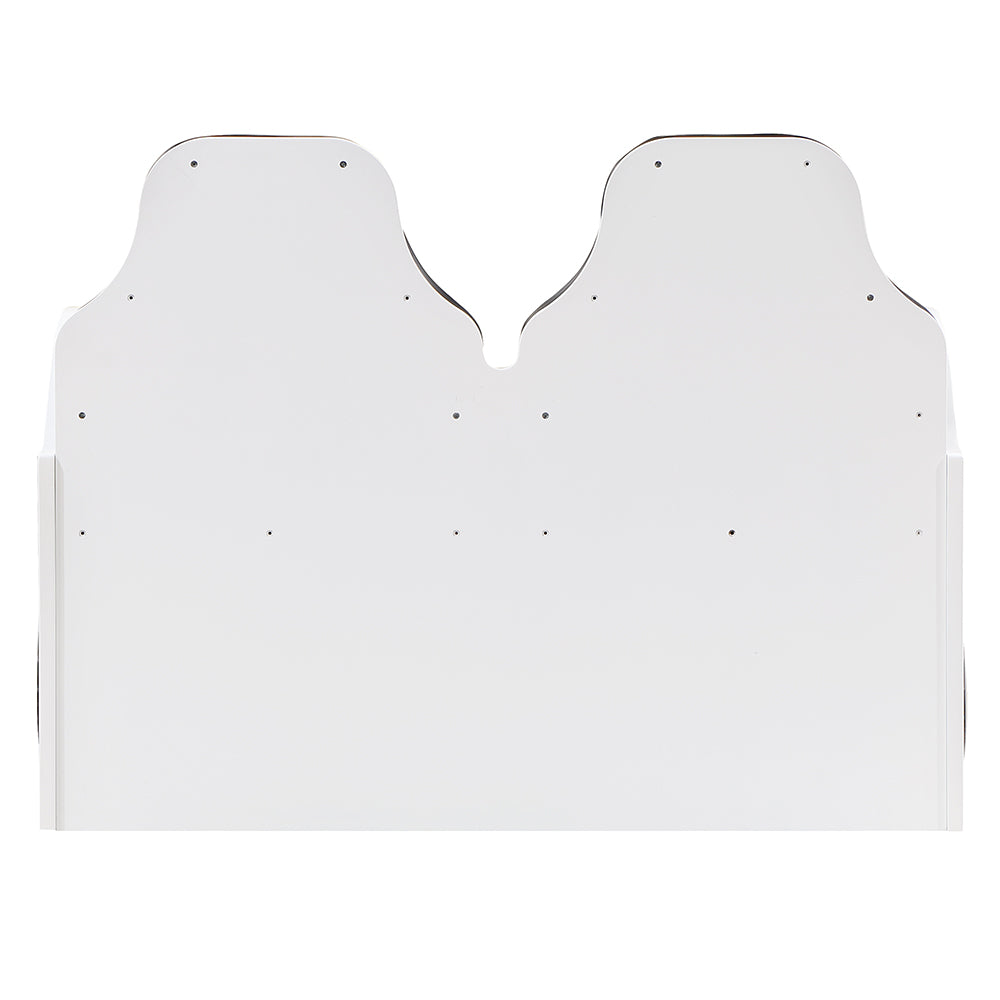 Colen White Car Bed (Twin) - Ornate Home