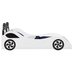 Colen White Car Bed (Twin) - Ornate Home
