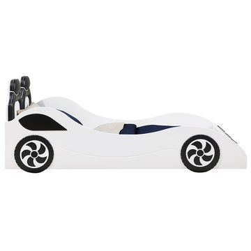 Colen White Car Bed (Twin) - Ornate Home