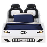 Colen White Car Bed (Twin) - Ornate Home