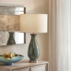 Colestin Deep Green Table Lamp - Ornate Home