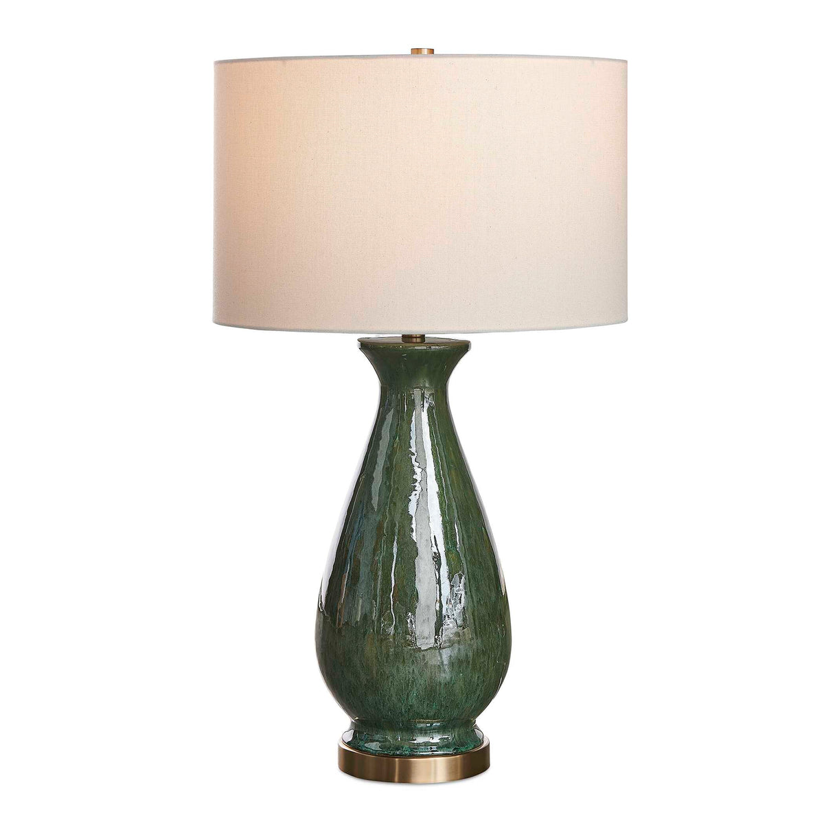 Colestin Deep Green Table Lamp - Ornate Home
