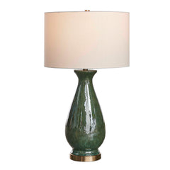Colestin Deep Green Table Lamp - Ornate Home