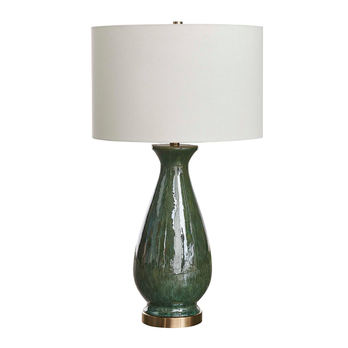 Colestin Deep Green Table Lamp - Ornate Home
